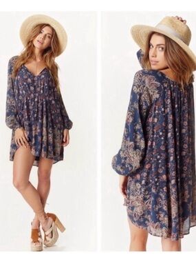 Free People Lucky Loosie Swing Dress